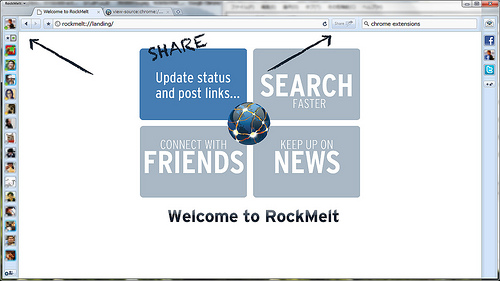 RockMelt をインストールして最初にやったこと | RockMelt で Chrome Extensions を使う