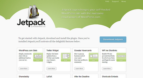 WordPress.com の便利機能をインストール版に！ Jetpack を導入してみた